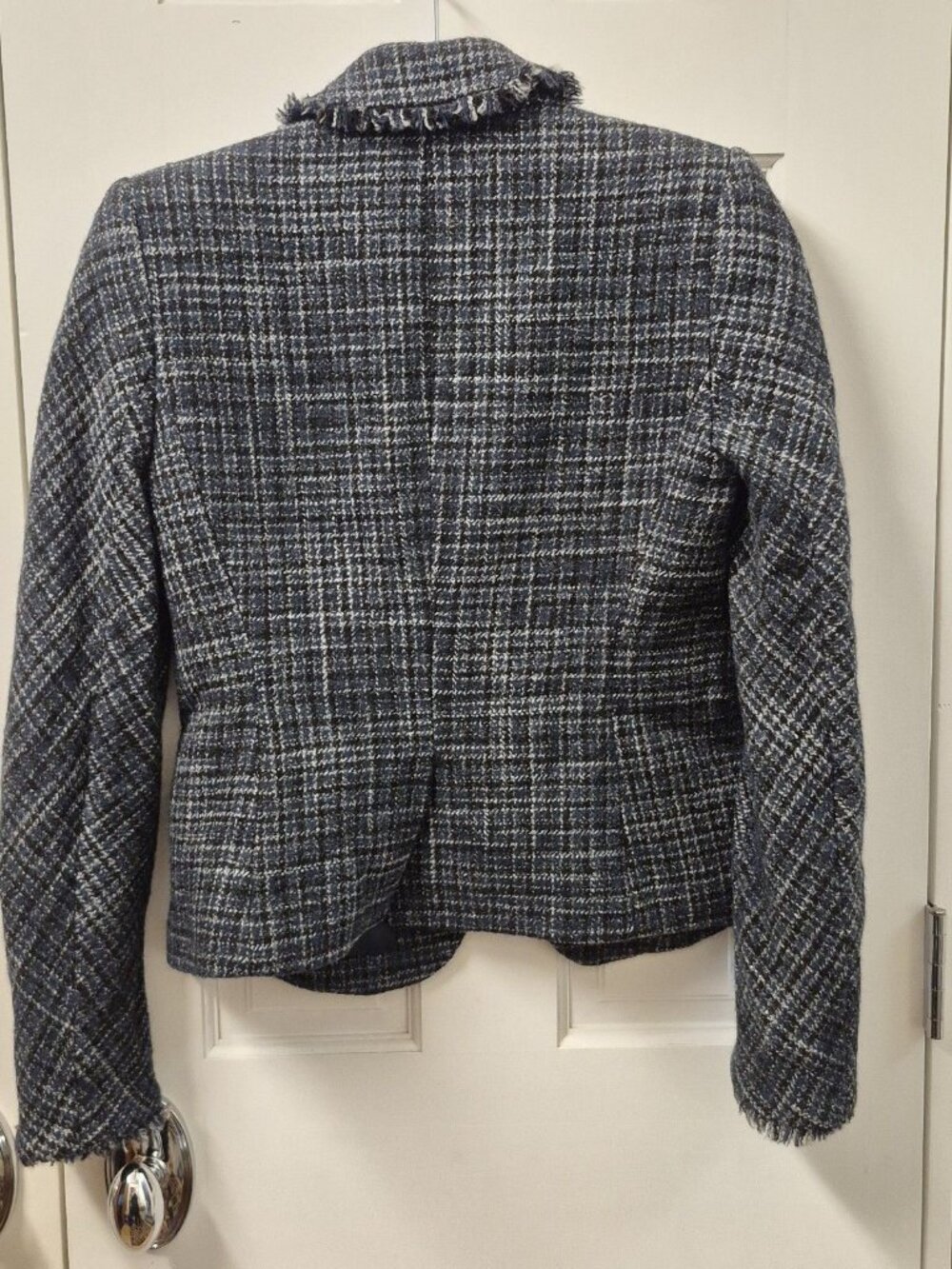 Theory Black and White Plaid Blazer - Picture 7 of 11